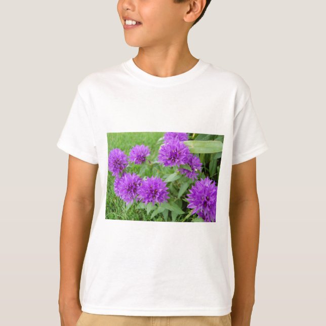 T-shirt fleurs violettes (Devant)