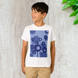 T-shirt Fleurs violettes