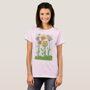 T-shirt Fleurs Whimsical