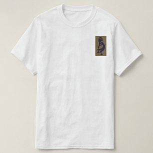 T-shirt Flexibilité de la figure Kokopelli - Noir sur Vert