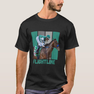 T-shirt Flightline Course de chevaux Pur-sang Del Mar Sant
