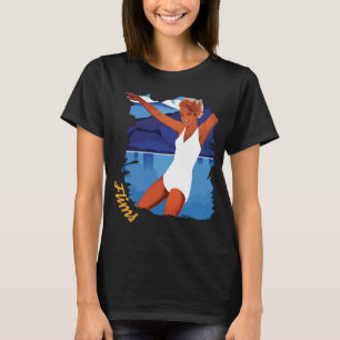 T-shirt Flims Suisse Skieur Nautique Voyage