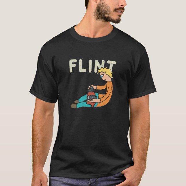 T-shirt Flint Knapping (Devant)