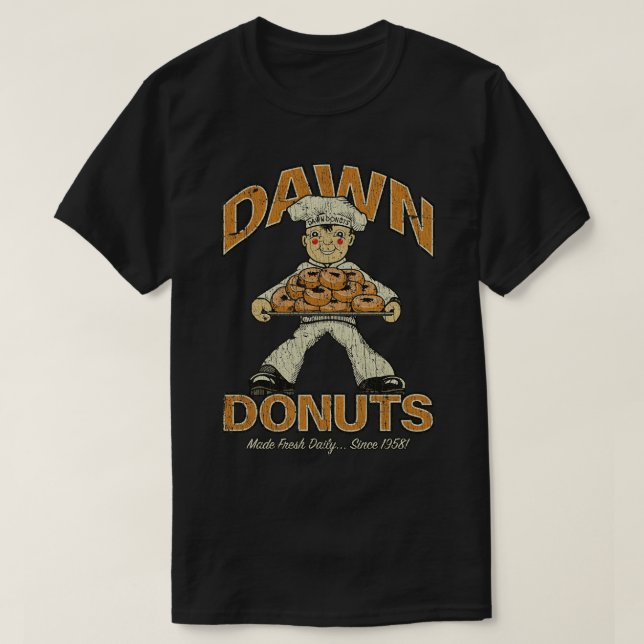 T-shirt Flint Michigan Dawn Donuts                         (Design devant)