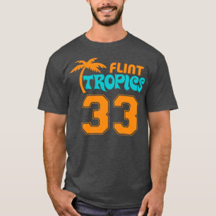 T-shirt Flint Michigan Tropics Déficit Funny Logo sportif
