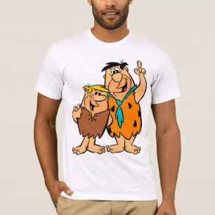 T-shirt Flintstone de blocaille et de Fred de prise de bec
