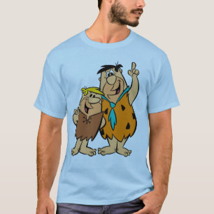 T-shirt Flintstone de blocaille et de Fred de prise de bec