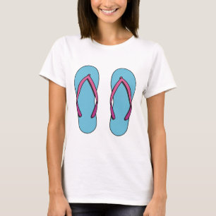 T-shirt Flip Flops de plage