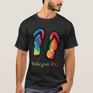 T-shirt Flip Flops Tie Dye T Shirt Washington D C