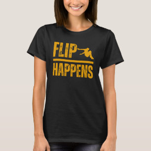 T-shirt Flip se produit Parkour Fun Hobby Sport