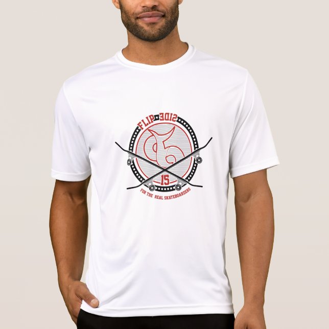 T-shirt Flip Side For The Real Skateboarders (Devant)