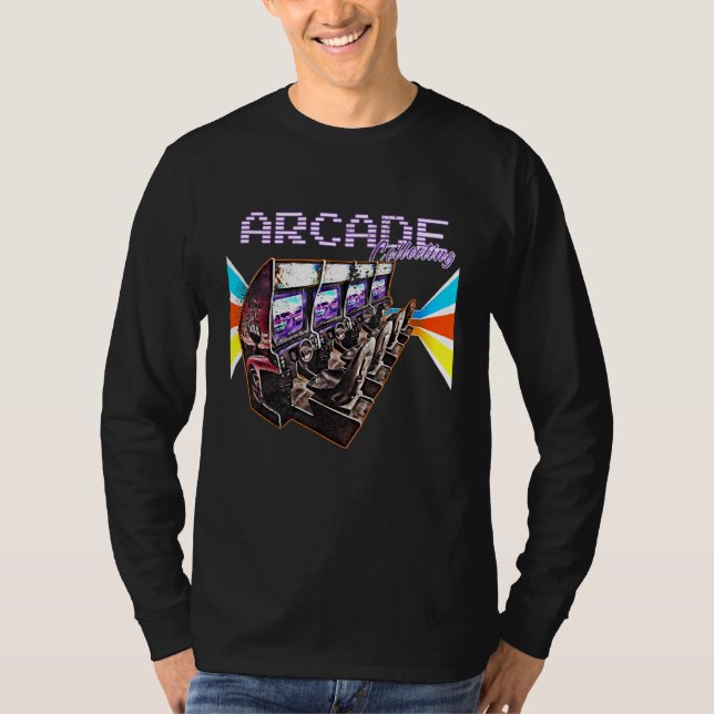 T-shirt Flipper Pinball Retro Gamer Arcade Machine Jeu (Devant)