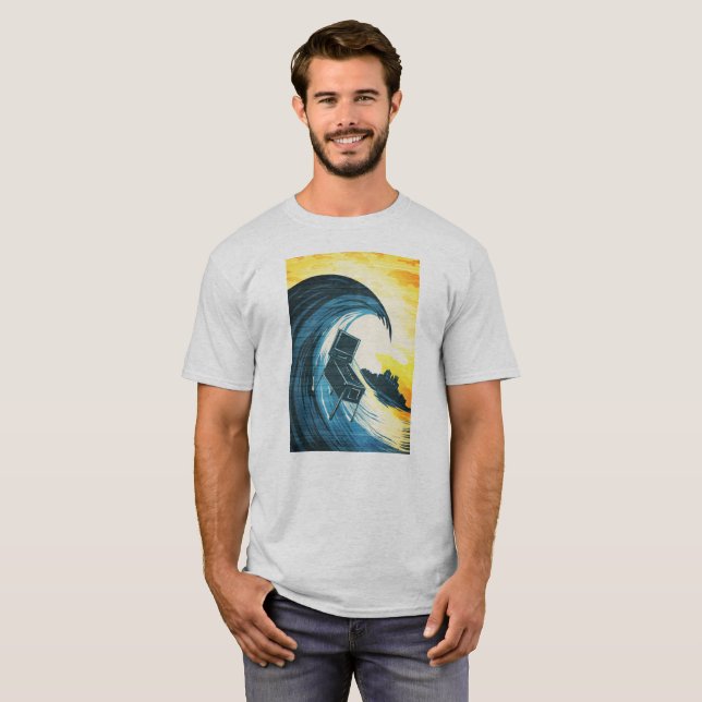 T-shirt Flipper surfant (Devant entier)