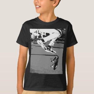 T-shirt Flipping Board - Skateboarder Horloge ronde