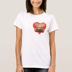 T-shirt Flirtant, Mais En Faire Un Bandage Informé De Trau