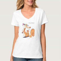 Flirty Tee - shirt V-Neck provocateur