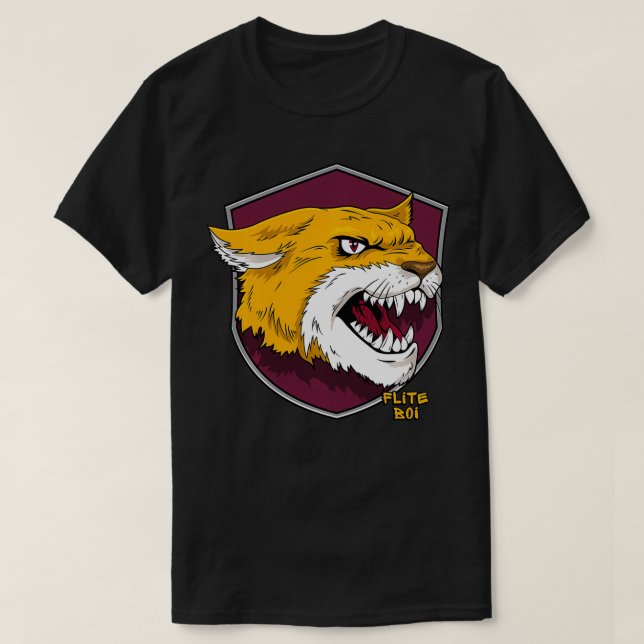 T-shirt Flite Boi Bethuneu2013Graphique de Wildcats Cookma (Design devant)