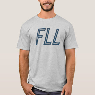 T-shirt FLL Fort Lauderdale Airport Code - Bold Florida