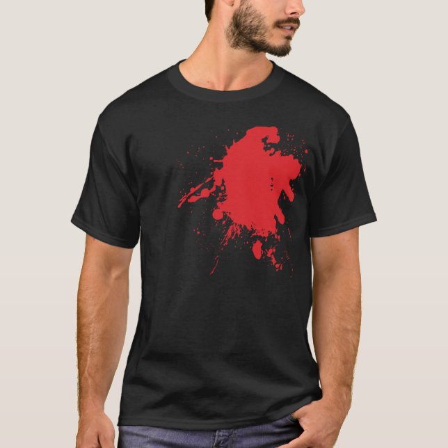 T-shirt Floc de sang de coeur (Devant)