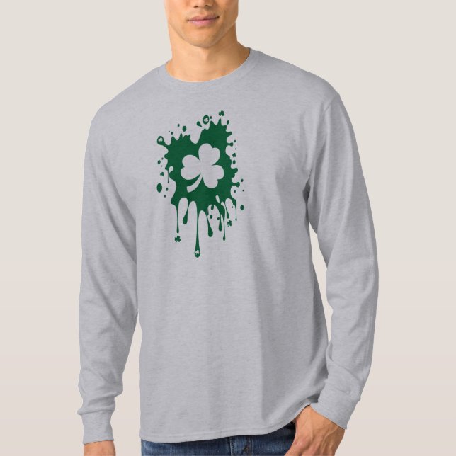 T-shirt Floc irlandais de shamrock ! (Devant)