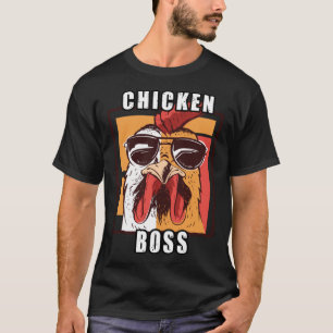 T-shirt Flock Boss flock Boss Huhn Love Roosters