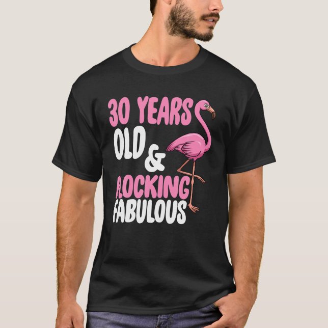 T-shirt Flocking Fabuleux 40e Anniversaire Chemise Funny R (Devant)