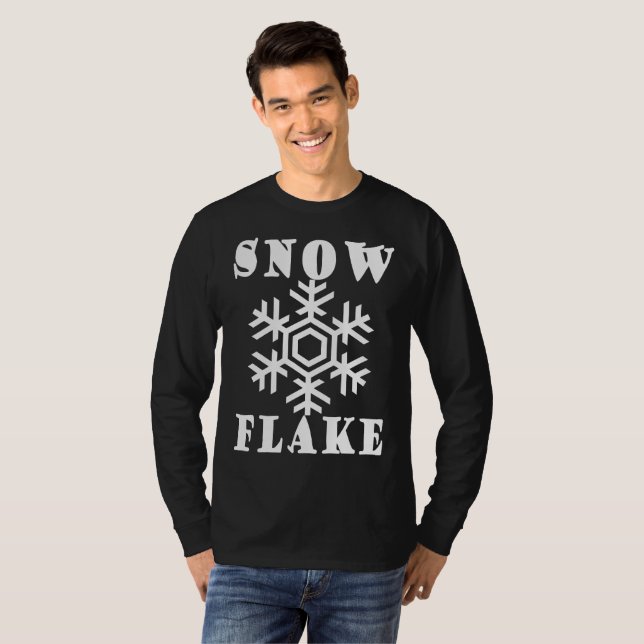 T-SHIRT FLOCON DE NEIGE (Devant entier)