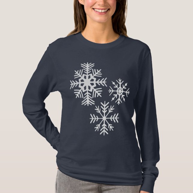 T-Shirt Flocon de Neige (Devant)