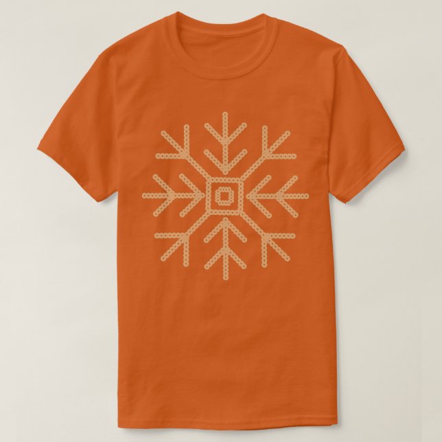 T-shirt Flocon de neige HolidaySequin (Design devant)