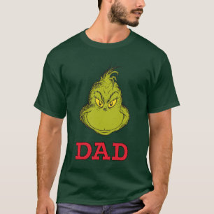 T-shirt Flocon de neige rouge et vert Grinch Anniversaire