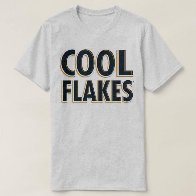 T-shirt flocons de cool (Design devant)