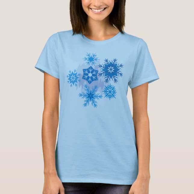 T-shirt Flocons de neige (Devant)
