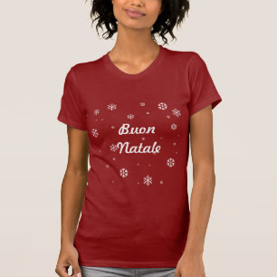 T-shirt Flocons de neige de Buon Natale