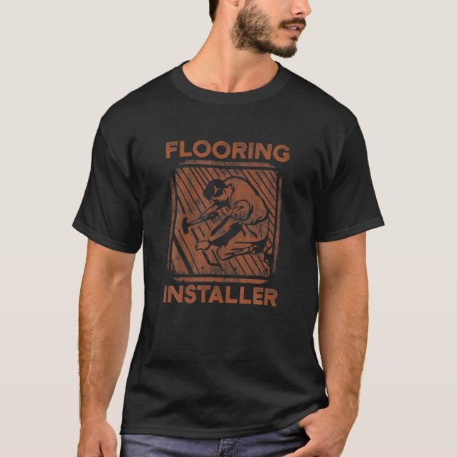 T-shirt Flooring installer (Devant)