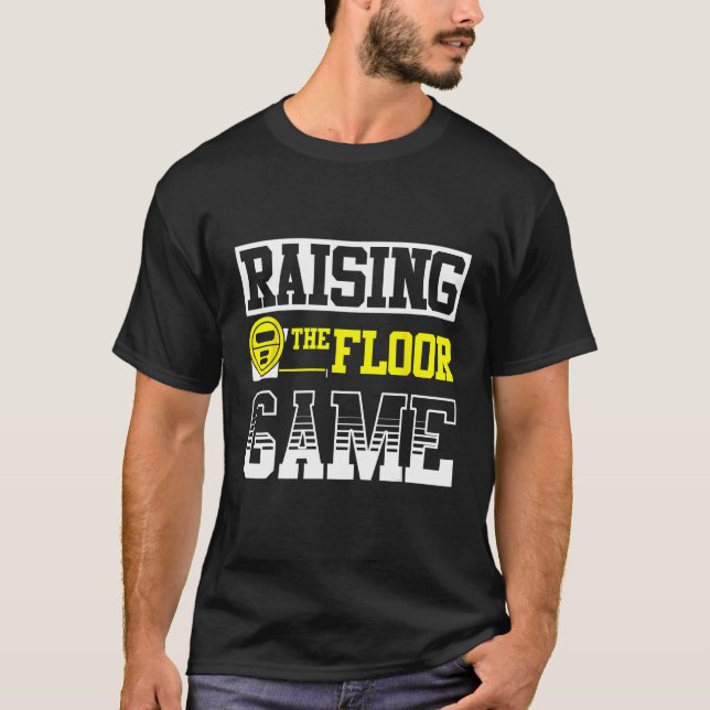 T-shirt Flooring Installer For Prossional Installer Carpet (Devant)
