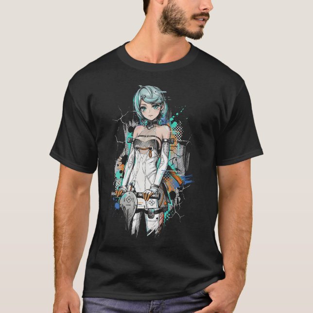 T-shirt Flora Seed ZZZ Démon de scooter blanc (Devant)