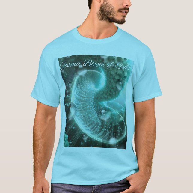 T-shirt Floraison Cosmique de Lumière (Devant)