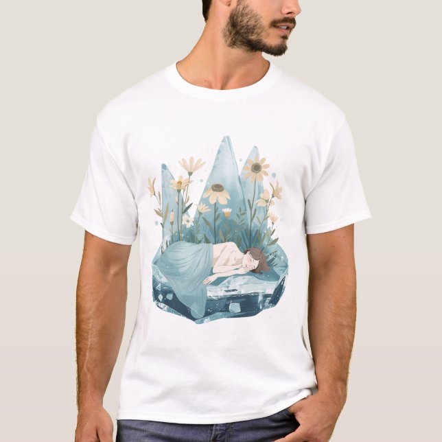 T-shirt Floraison d'hiver (Devant)