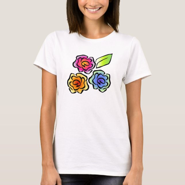 T-shirt floral3 (Devant)
