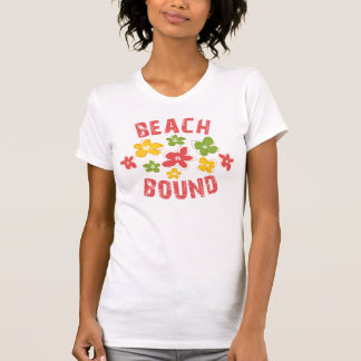 T-shirt floral attaché de plage