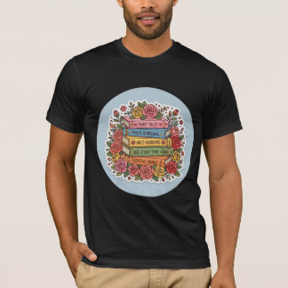 T-Shirt Floral Bookworm | Lecture Mignonne & Raisi