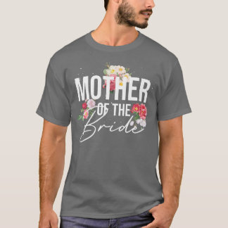 T-shirt Floral Bridal Shower Flowers Bride Mother Bride Pa