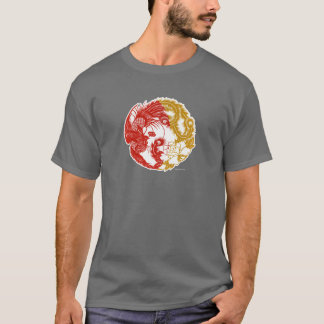 T-shirt floral chinois