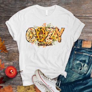 T-shirt Floral de saison cosy
