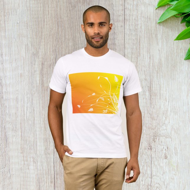 T-shirt Floral doré (Créateur téléchargé)
