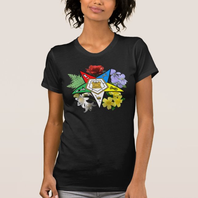 T-shirt Floral Etoile de l'Est (Devant)