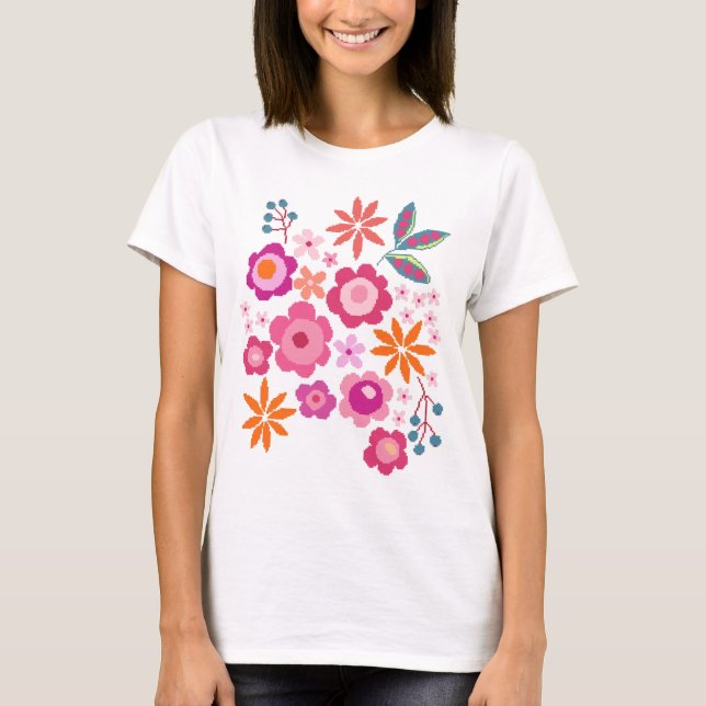 T-shirt Floral Femme (Devant)
