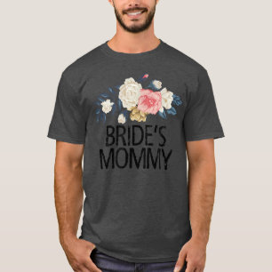 T-shirt Floral Flowers Funny Sarcastique mariée de la mama