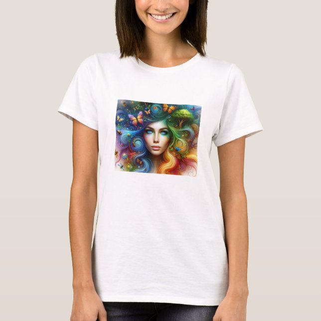T-shirt Floral Garden Bliss (Devant)