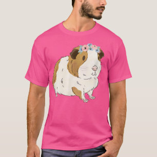 T-shirt Floral Guinea Pig Mom Guinea Pig Lovers